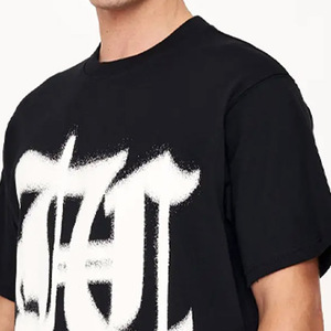 T-shirts personnalisés pour hommes, imprimés, 100% coton, respirants, de haute qualité, tissu en toile épaisse, manches courtes, coupe classique - Product Image 5