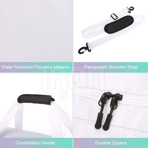 Bolsas de gimnasio MOQ bajo Cómodas bolsas de gimnasio Portátil Ligero Impermeable Poliéster Hecho Plegable - Product Image 3