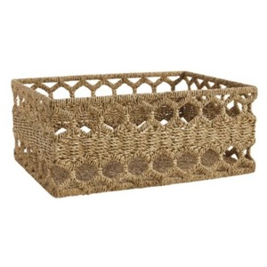 Hot Trending Customizable <b>Jute</b> Seagrass Woven Storage <b>Basket</b> Home Organization with Trending Size - Product Image 1