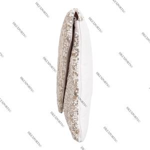 Pochette Léopard Multicolore Fait Main Accessoire De Mariage Wifey Sac À Main Gland Fermeture Éclair Élégant Brides Cadeau Inspiré Ins Perles - Product Image 2