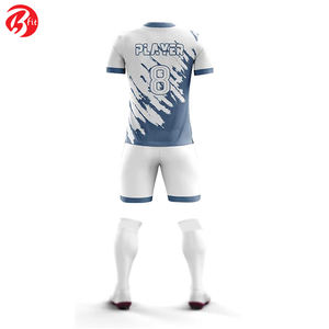 Conjunto de uniforme de entrenamiento de equipo de estilo callejero para adultos, camisetas y camisetas de corte automatizado, ropa de fútbol, camiseta de fútbol - Product Image 3
