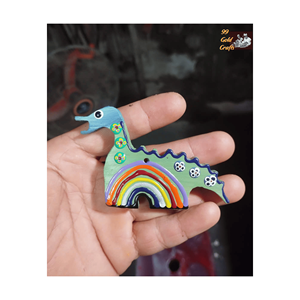 งานฝีมือปลาที่ทำจากไม้ที่มีคุณภาพดีที่สุด: ของแท้และทาสีด้วยมือขาตั้งบนโต๊ะที่ไม่เหมือนใคร - Product Image 5