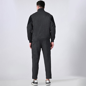 Ensemble de survêtement sportif décontracté pour homme Sophia, veste zippée à manches longues, rayé, pour le printemps, poids lourd - Product Image 6