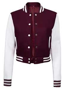 Veste universitaire pour femmes au design personnalisé avec broderie Manteau de baseball de style universitaire pour le streetwear et l'hiver - Product Image 4