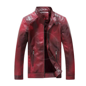 Chaqueta de cuero cálida de invierno transpirable para hombre, chaqueta de cuero informal para hombre a precio razonable - Product Image 1