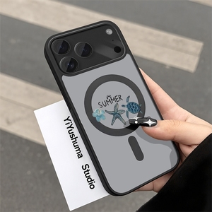 Funda Magnética para Teléfono con Diseño de Mariscos para iPhone 11 a 17 Pro Max, Funda Unisex de TPU Suave - Product Image 4