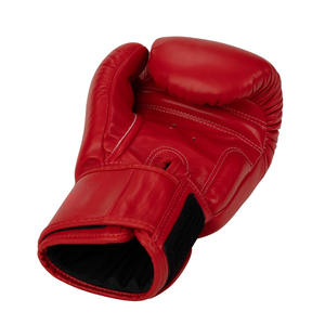 Venta de fábrica de cuero de alta calidad precio barato guantes de boxeo tamaños adultos hombres y mujeres usan guantes de boxeo serigrafiados - Product Image 6