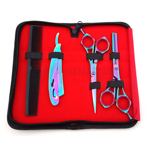 Ciseaux de coupe de cheveux professionnels japonais Sus440c ciseaux de coiffure Salon de coiffure ciseaux amincissants - Product Image 5