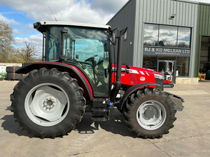 Tractor Agrícola 4x4 con Transmisión por Engranajes, Tractor Utilitario Agrícola con Cabina Roja para Trabajo de Campo - Product Image 4