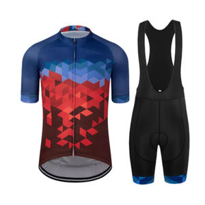 Maillot de cyclisme unisexe personnalisé sublimé Cuissard à bretelles confortable et anti-style pour les cyclistes masculins et féminins - Product Image 3