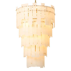 Lustre Moderne Contemporain Greyson XL, Lumière Blanc Chaud, Culot E26/E12, pour la Décoration de la Maison, du Restaurant, de la Villa, Design Créatif - Product Image 1