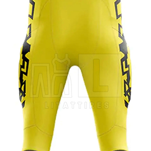 ชุดยูนิฟอร์มอเมริกันฟุตบอลแบบสั่งทำพิเศษสำหรับทุกเพศ คุณภาพสูง ผลิตจากผ้าโพลีเอสเตอร์ 100% ระบายอากาศได้ดี แห้งเร็ว ซึมซับเหงื่อ แบบสั้น - Product Image 6