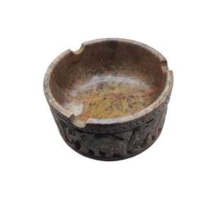 Cendrier créatif en ciment et béton à motif de marbre, avec LOGO personnalisé, style nordique pour salon et chambre à coucher - Product Image 4