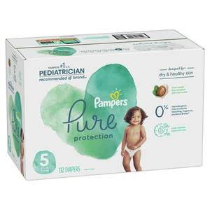 Pour Pampers Pure Protection Taille 5 Couches jetables de qualité supérieure hypoallergéniques pour bébés Fourniture d'un mois (132 pièces)-Fabriqué avec du coton - Product Image 5