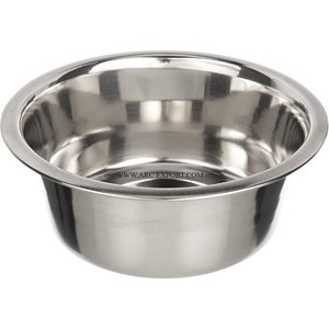 Set Of 2 Metallic Feeding Dog Bowls Premium Quality Round Shape Garden Decorative Unique Dog Water and Food Bowl For Supplies - Product Image 4