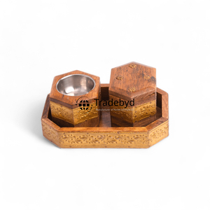 Premium Handmade Wooden Arabic Incense Burner with Anti-Odour Feature for Prolonged Bakhoor Fragrance Home Elegance by Tradebyd - Product Image 1