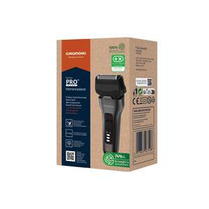 Afeitadora Eléctrica para Hombre, 60 Minutos de Autonomía, Recortadora de Pelo Largo, Carcasa de Plástico Reciclado, Uso Global, Color Rojo Cromo Oscuro, Alemán - Product Image 1