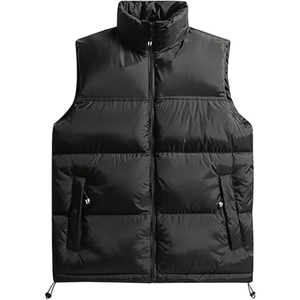 Calidad profesional Venta al por mayor 100% Chaqueta de algodón chaqueta hecha a medida chaquetas manga menos chaquetas puffer - Product Image 6