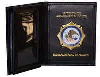 Dompet Lencana Kulit Sapi Asli Unisex, Dompet Leher Kulit, Tempat Kartu Identitas, Dompet Tempat Lencana, Dompet ID dengan Logo Emas