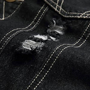 Chaleco vaquero de bajo precio personalizado transpirable nuevo diseño de alta calidad para hombre superventas precio barato chalecos vaqueros de gran oferta para hombre - Product Image 6