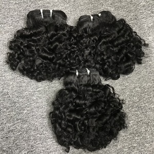 Vente en gros d'extensions de cheveux humains Remy vietnamiens bouclés, cuticule alignée, sans gâchis, sans enchevêtrement, double trame - Product Image 4