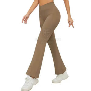 Pantalones Deportivos de Mujer con Corte Acampanado, Cintura Elástica, Transpirables, para Invierno, Moda, Gran Venta - Product Image 2