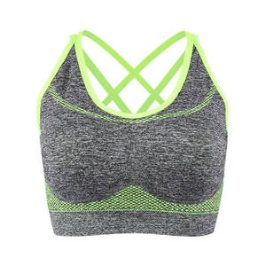 Soutien-gorge de Sport pour femmes, dos ouvert, haute résistance aux chocs, Fitness, Yoga, soutien-gorge réglable - Product Image 1