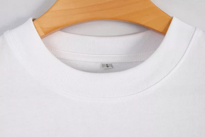 T-shirt pour homme à col rond, streetwear tendance, coton de haute qualité, épaules tombantes, t-shirt uni pour homme, taille surdimensionnée - Product Image 2