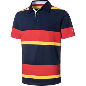 Cómodos polos casuales de negocios de secado rápido | Camisetas de manga corta con solapa de moda para hombres - Product Image 1