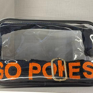 Nuevo Estilo de Accesorios para Bolsos de Mujer: Correas de Lona con Bordado de Leopardo y Cuentas, Correa Cruzada Rosa y Blanca, Cinturones Metálicos - Product Image 1