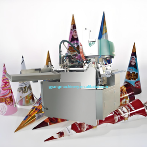Widely Used Paper Cone Sleeve <strong>Machine</strong> <strong>Disposable</strong> Paper Cup Making <strong>Machine</strong> Ice Cream Paper Cone Sleeve Making <strong>Machine</strong> Price - Product Image 1