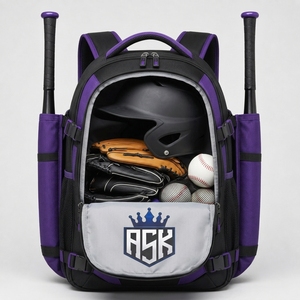 Bolsa de béisbol premium hecha con material ligero y resistente que ofrece amplio espacio de almacenamiento y un transporte cómodo para el equipo deportivo. - Product Image 2