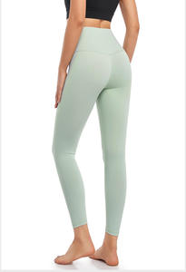 เลกกิ้งออกกำลังกายผ้ายืดถักทรงสกินนี่เอวสูงขายดีสำหรับผู้หญิง - Product Image 6