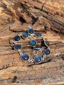 Labradorite Gemstone <b>Bracelet</b> 925 Sterling Silver Crystal Jewelry Handmade Unique Fashion <b>Bracelet</b> Gift For Women <b>Men</b> - Product Image 3