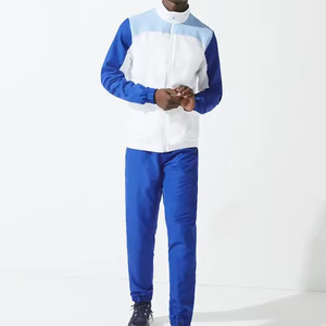 Ensemble de survêtement pour homme personnalisé, veste zippée, pantalon de jogging, logo et impression personnalisés, ensemble de vêtements de sport coupe-vent pour homme - Product Image 6