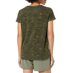 Women's <b>Summer</b> Cotton <b>T</b>-<b>Shirt</b> Breathable Compressed O-Neck Gym Training Casual Outdoor Use Custom Print Eco-Friendly Wholesale - Product Image 6