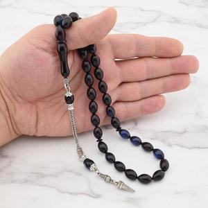 Chapelet musulman en résine fait main, Tasbih islamique, perles de prière Dhikr, thème ange, technique de moulage, cadeau spirituel religieux, Ramadan - Product Image 4