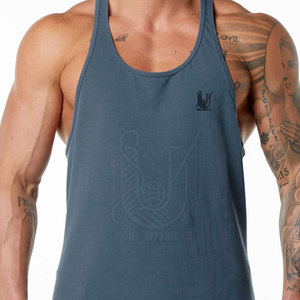 Chaleco Deportivo de Gimnasio de Punto de Color Sólido Personalizado al por Mayor, 100% Algodón, Transpirable y de Secado Rápido - Product Image 6