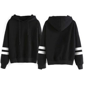 Pulls à capuche en coton de différentes couleurs pour femmes Style coréen Streetwear surdimensionné sweats lourds vêtements de sport à capuche - Product Image 5