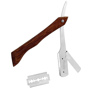 Navaja de Afeitar Profesional para Hombre, de Acero Inoxidable de Alta Calidad, con Mango de Madera, Superventas - Product Image 6