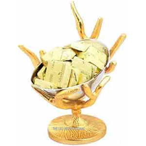 Cuenco de Chocolate de tendencia, nuevo estilo, cuencos de postre, exhibición libre de Metal decorativa, plato de caramelo, Color dorado para vajilla de mesa - Product Image 5