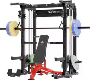 Rack de Potencia Multifuncional FITNESS F22 de Alta Calidad, Capacidad de 1600 lb, Rack de Sentadillas Todo en Uno con Sistema de Poleas Dobles - Product Image 1