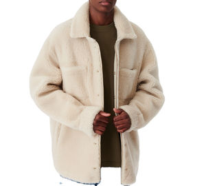 Chaqueta Exclusiva de Tela Sherpa para Hombre, Abrigo Cálido y Esponjoso para los Días Fríos, Diseño Duradero, Cálido y Elegante, Precio Accesible - Product Image 5