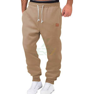 Pantalones deportivos informales para hombre, para fitness, gimnasio, Otoño, para correr, pantalones de chándal elásticos de algodón medio 100% con bolsillos, entrenamientos informales de entrenamiento - Product Image 1