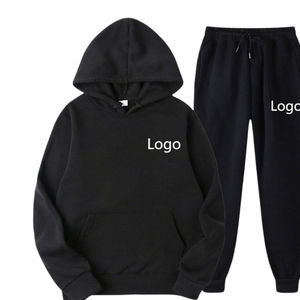 ชุดเซ็ตเสื้อฮู้ดดี้และกางเกงจ็อกเกอร์แบบมีโลโก้สั่งทำได้ คุณภาพพรีเมียม ทันสมัย สวมใส่สบาย แฟชั่นสตรีทแวร์สุดฮิต ชุดกีฬา - Product Image 2