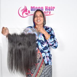 100% Extensions de tissage en vrac indiens bruts de cheveux humains à l'aspect naturel de haute qualité produits haut de gamme en Inde - Product Image 4