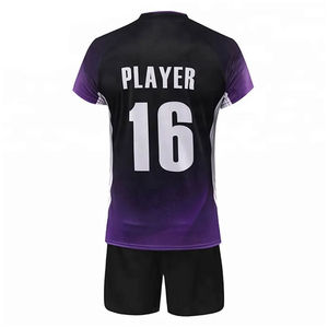 Diseño de uniforme de voleibol personalizado a precio al por mayor uniforme de voleibol profesional a la venta uniforme de voleibol de manga corta - Product Image 6