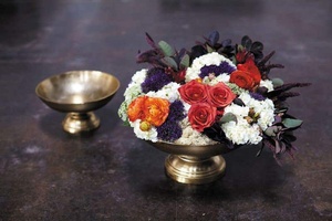 Best Selling Custom Metal <b>Planter</b> Gold Hammered Stainless Steel Mixing <b>Bowl</b> Polished Technique on Hot Sale - Product Image 4