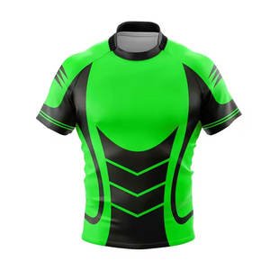 Venta al por mayor sublimada Rugby Jersey personalizado sublimación impresa Rugby uniforme camiseta hombres equipos ligero transpirable Rugby - Product Image 5