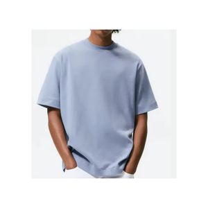 Classic Oversized Cotton <b>T</b>-<b>Shirt</b> for <b>Men</b> 100% Plain Dyed Comfortable Daily Wear - Product Image 4